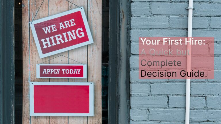 We Are Hiring Sign and Article Title